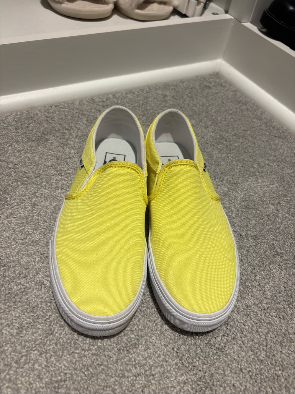 Yellow Slip-On Canvas Vans